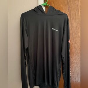 Columbia Gray Hoodie-lightweight dry-fit